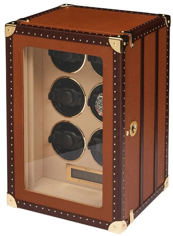 Rapport Watch Winder Roamer 6 Leather Brown W646