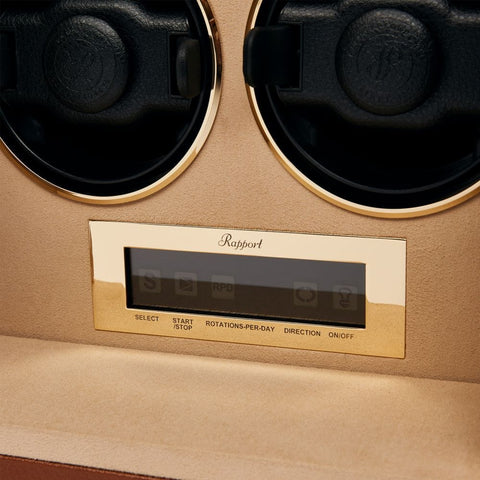 Rapport Watch Winder Roamer 6 Leather Brown