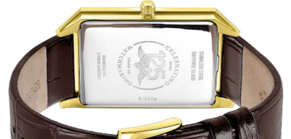 Rotary Ultra Slim Rectangular Mens Watch