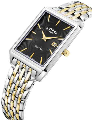 Rotary Ultra Slim Rectangular Mens Watch Pre-Order