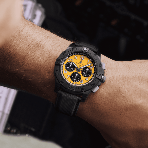 Breitling Avenger B01 Chronograph 44 Night Mission Yellow Watch