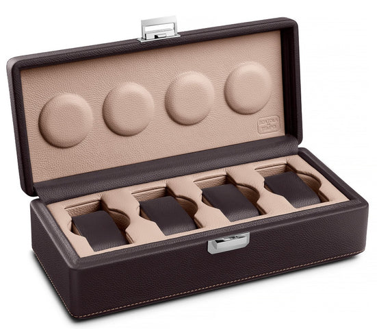 Scatola del Tempo Watch Case Valigetta 4 Bi Colour 05002.MCSIL