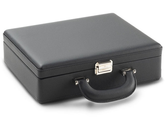 Scatola del Tempo Watch Case Valigetta 8 Handle Black