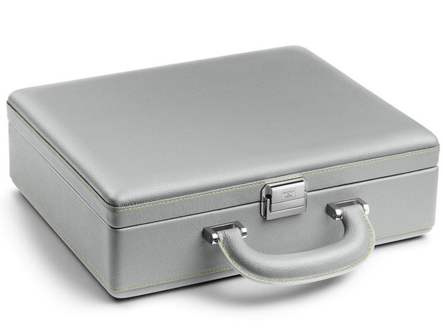 Scatola del Tempo Watch Case Valigetta 8 Handle Grey Green