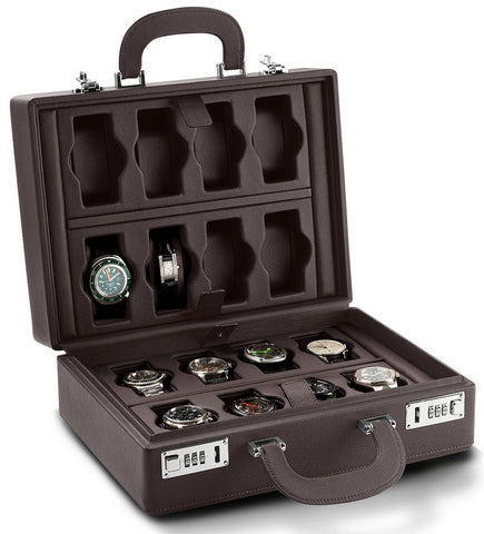 Scatola del Tempo Watch Case Valigetta 16 Chocolate 05011.MSIL