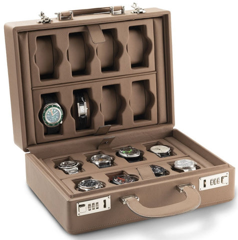 Scatola del Tempo Watch Case Valigetta 16 Chestnut 05011.CSIL