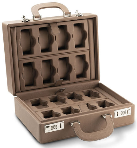Scatola del Tempo Watch Case Valigetta 16 Chestnut