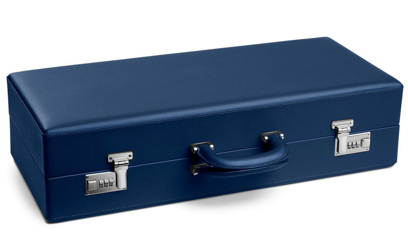 Scatola del Tempo Watch Case Valigetta 32 Blue