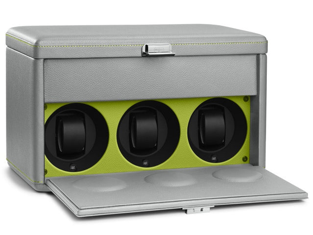 Scatola del Tempo Watch Winder 7RT Grey Green