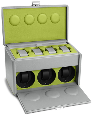 Scatola del Tempo Watch Winder 7RT Grey Green 02069.GGRSIL