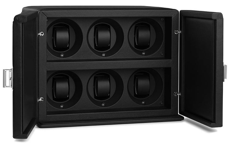 Scatola del Tempo Watch Winder Rotore 6 Black 02071.BSIL