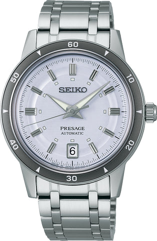 Seiko Presage Style 60's Silvery Violet Watch SRPL73J1
