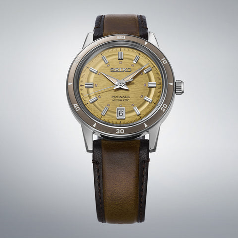Seiko Presage Style 60's Golden Yellow Watch