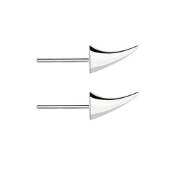 Shaun Leane Rose Thorn Swerve Sterling Silver Stud Earrings, RT020.SSNAEOS