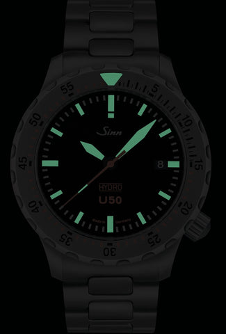 Sinn U50 Hydro Tegiment H-Link Bracelet Watch