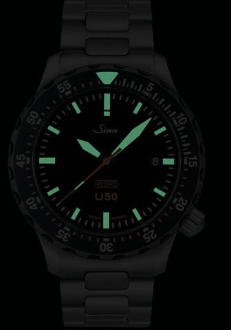 Sinn U50 Hydro SDR H-Link Bracelet Watch