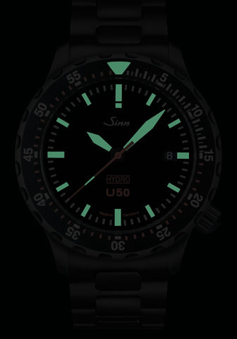Sinn U50 Hydro S H-Link Bracelet Watch