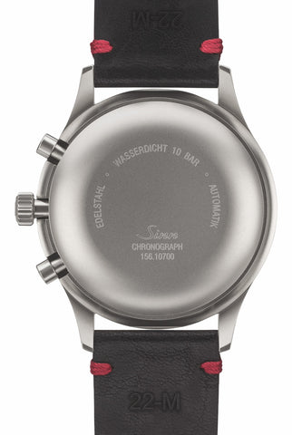 Sinn 156.1 Vintage Black With Red Seam Watch