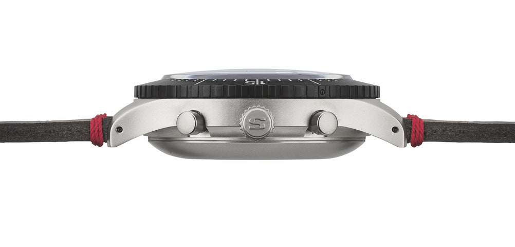 Sinn 156.1 Vintage Black With Red Seam Watch