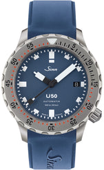 Sinn U50 B Blue Rubber Watch 1050.0101