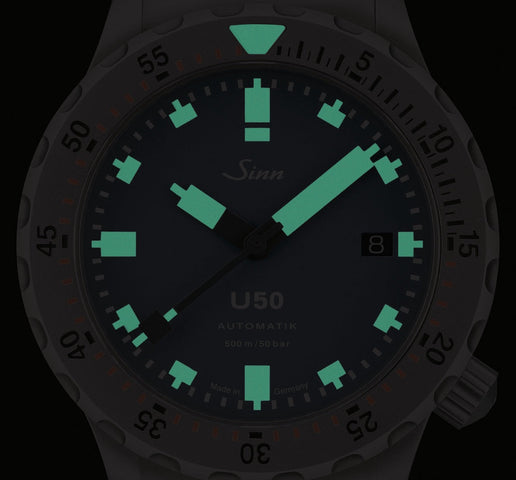 Sinn U50 B Blue Rubber Watch