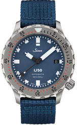 Sinn U50 B Blue Canvas Watch 1050.0101
