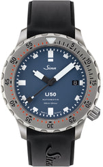 Sinn U50 B Black Rubber Watch 1050.0101