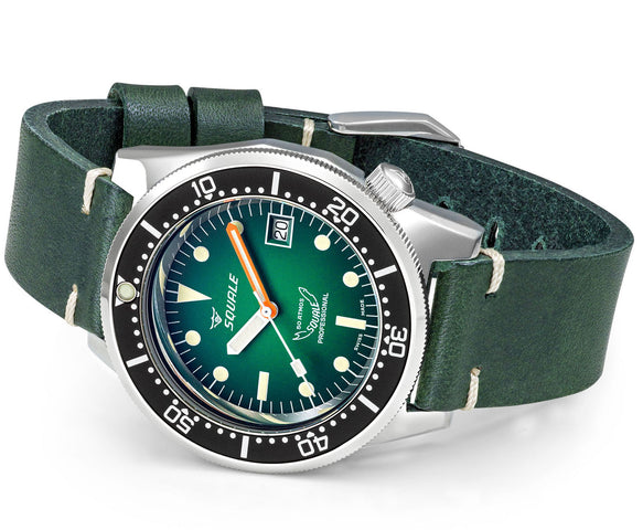 Squale 1521 Green Ray Watch