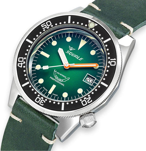 Squale 1521 Green Ray Watch
