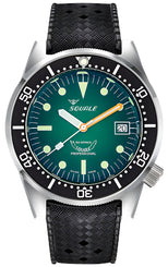 Squale Watch 1521 Green Ray Rubber 1521PROFGR.HT
