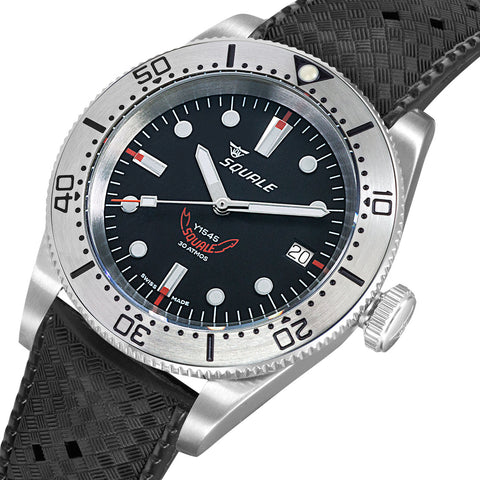 Squale 1545 Steel Black Watch