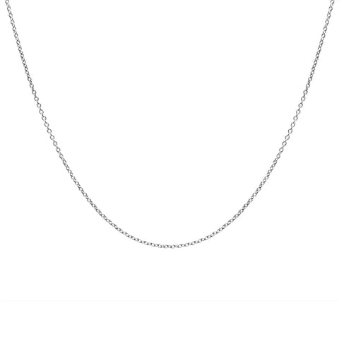 Sterling Silver 18 Inch Diamond Cut Trace Chain SC967_18
