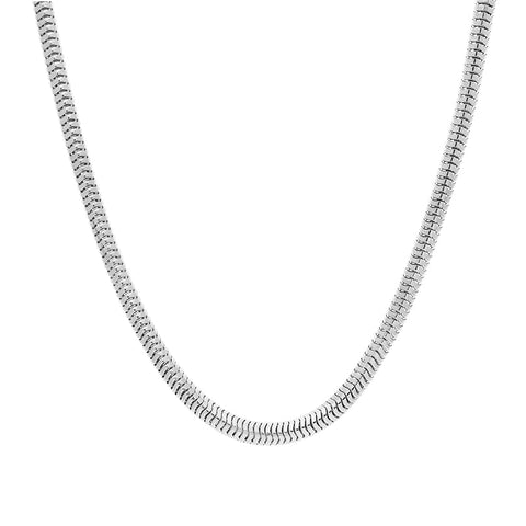 Sterling Silver 20 Inch Rounded Snake Chain SC942_20