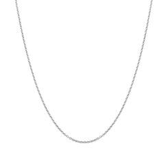 Sterling Silver 20 Inch Trace Link Chain With Adjustable Slider SC979_20