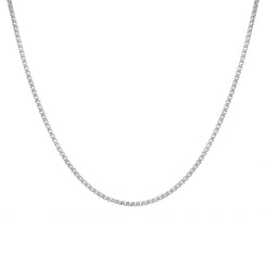 Sterling Silver 24 Inch Rounded Box Chain SC973_24