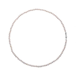 Sterling Silver Freshwater Pearl Necklace, N686.