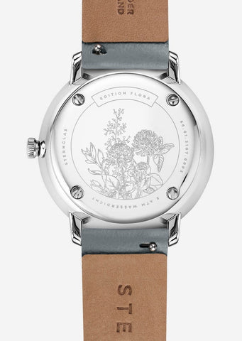 Sternglas Naos XS Edition Flora Ice Blue Watch