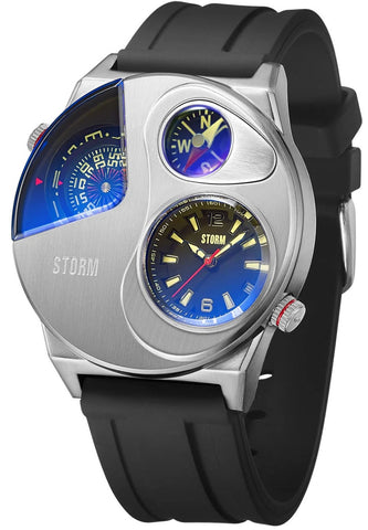 Storm Navitrek Rubber Lazer Blue Watch