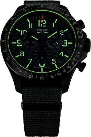 Traser H3 P67 Officer Pro Chronograph Green Watch