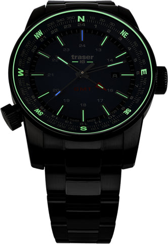 Traser H3 Watch P68 Pathfinder GMT Green