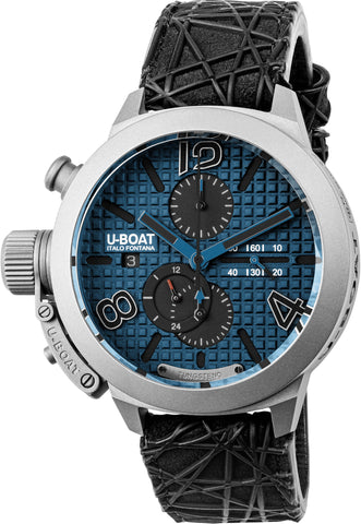 U-Boat Watch Classico 45 Titanium Chronograph Tungsten Blue Limited Edition 3003