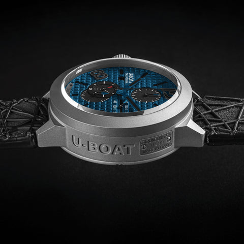 U-Boat Classico 45 Titanium Chronograph Tungsten Blue Limited Edition Watch
