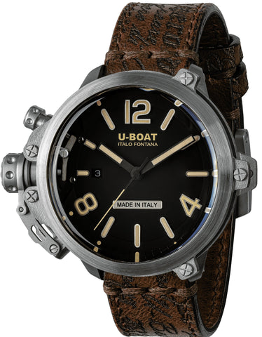 U-Boat Capsule 50mm SS BK BE Limited Edition Watch 8807