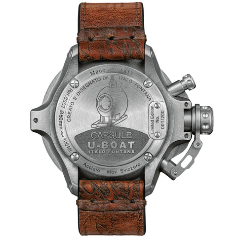 U-Boat Capsule 50mm SS BK BE Limited Edition Watch