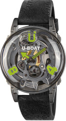 U-Boat U-65 SS Green 44mm Watch 3350