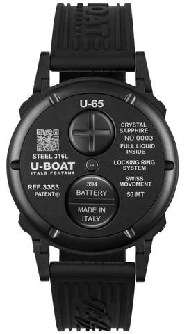 U-Boat U-65 PVD Turquoise 44mm Watch 3353