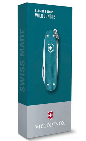 Victorinox Small Pocket Knife Classic SD Alox Wild Jungle