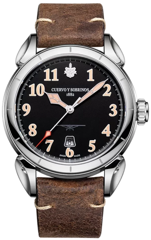 Cuervo y Sobrinos Watch Vuelo Emilio Carranza 3202.1CN
