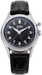 Vulcain Watch Cricket Classique 36mm Black White Blue 100169B07.BAL301