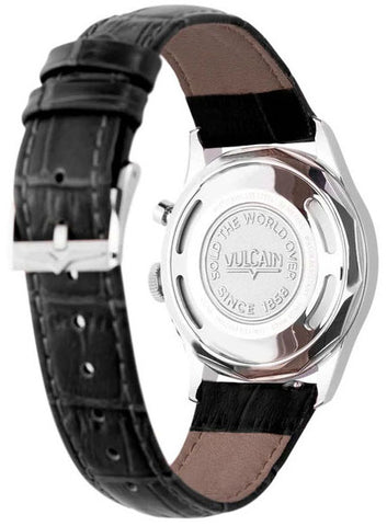 Vulcain Cricket Classique 36mm Black Khaki Numbers Watch
